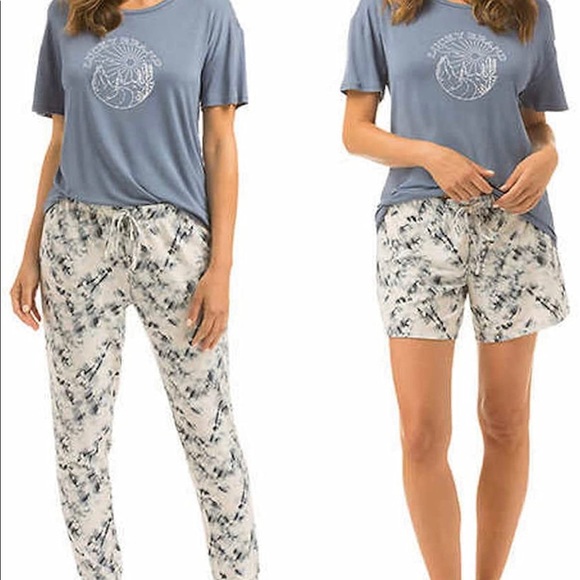 NWT Lucky Brand 3 piece Pajama Set 🍀 - Picture 2 of 3